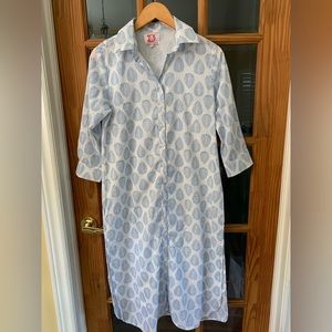 Victoria Dunn Designs Cotton Shirt Dress, Size XS